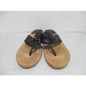 *Jack Rogers Brown BOHO T-Strap Slip On Sandals